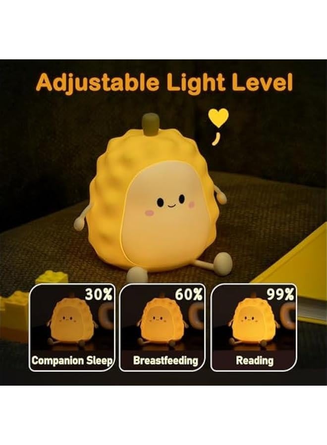 إضاءة ليلية للأطفال، مصباح دوريان سيليكون لطيف لغرفة الرضع والأطفال، مصباح زينة فواكه LED قابلة لإعادة الشحن، إضاءة ليلية جميلة للبنات والأولاد، مصباح محمول هدية عيد ميلاد - Image 2