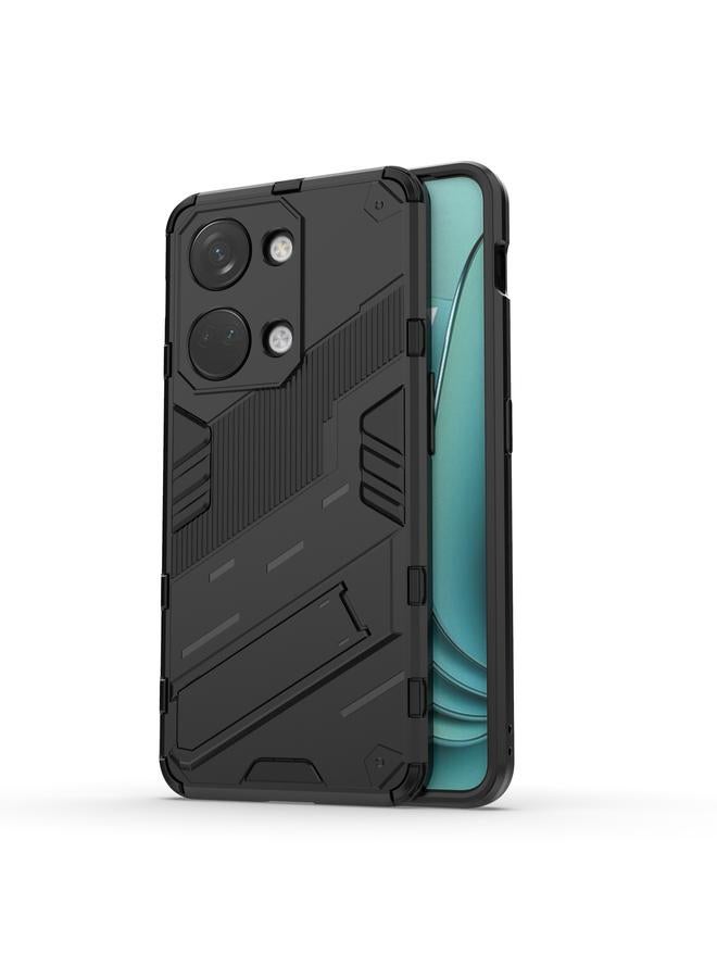 اس-توب جراب لهاتف OnePlus Ace 2V Punk Armor 2 في 1 PC + جراب هاتف TPU مع حامل - Image 1