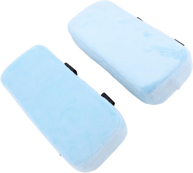 Memory Foam Ergonomic Armrest Pads for Office Chair Pressure Relief Soft Arm Rest Covers for Gaming Chair, 2 Pack (Blue) - Image 5
