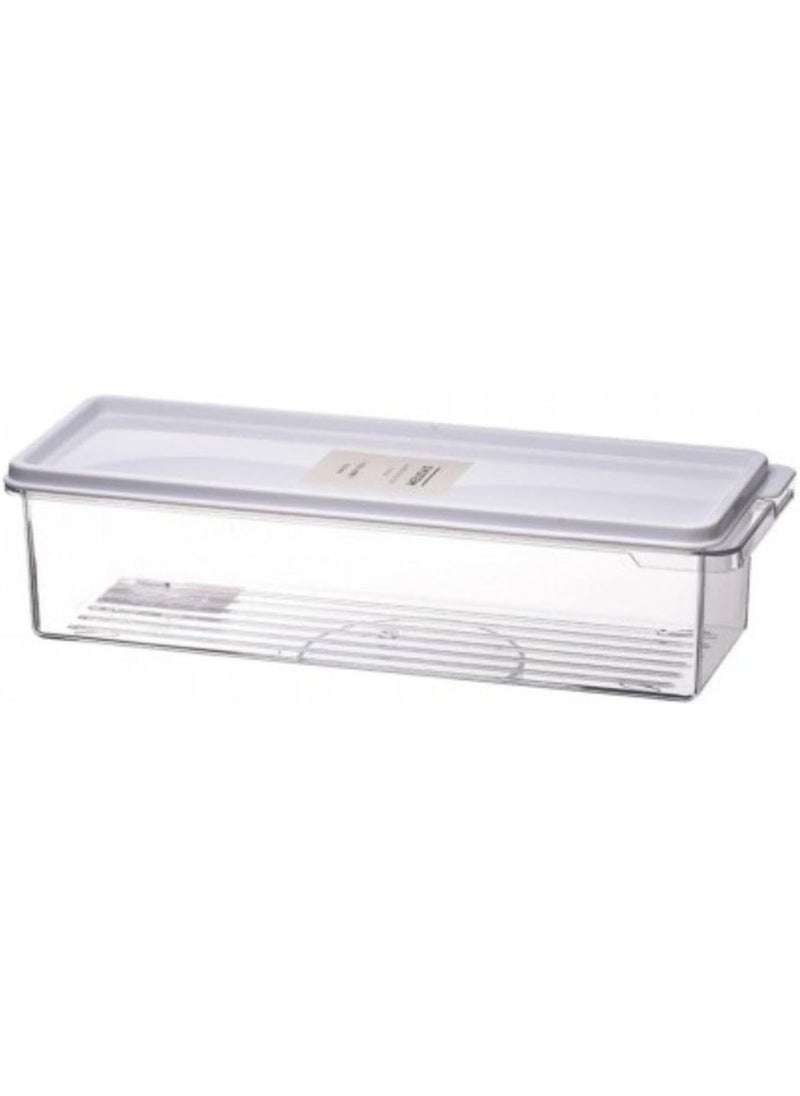 Generic - 2000ml Rectangular Refrigerator Container - Airtight for Preserving Food, Pulses, Vegetables and Fruits - Stylish and Practical Design SU - Image 1