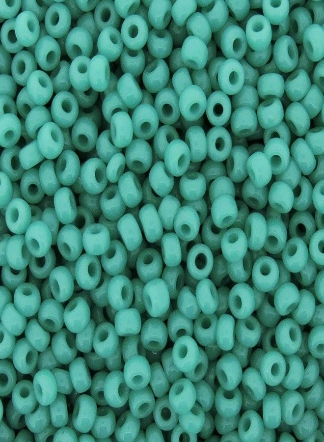 Miyuki Round Seed Bead Size 15/0 8.2g Opaque Turquoise - Image 1