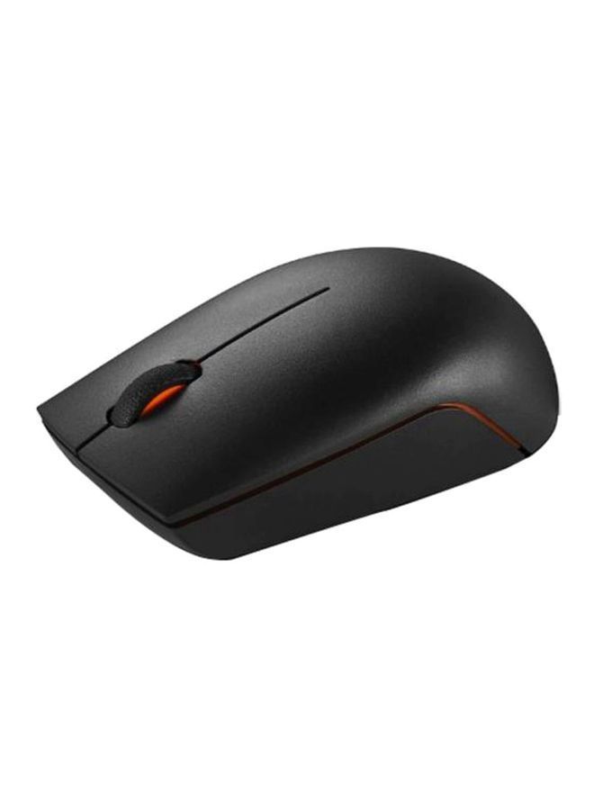 NIBEMINENT 300 Wireless Compact Mice Black/White/Orange  - Image 1