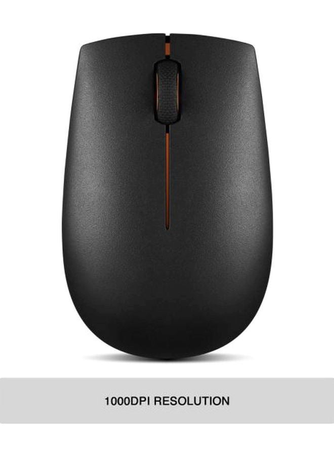 NIBEMINENT 300 Wireless Compact Mice Black/White/Orange  - Image 4