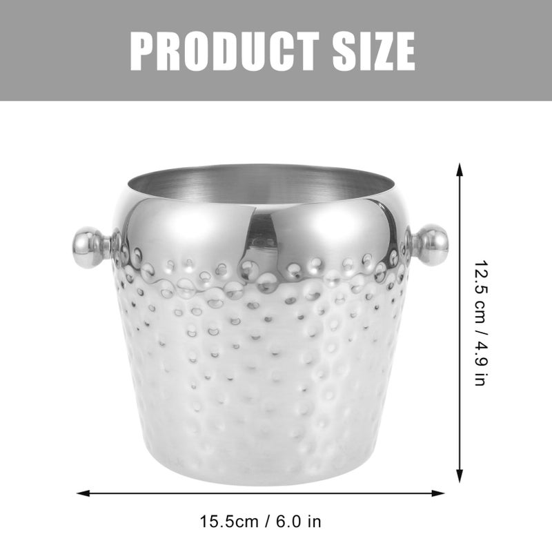 Stainless Steel Ice Bucket For Wine And Beer Cooling Easy To Clean For Bars And Parties - Image 4
