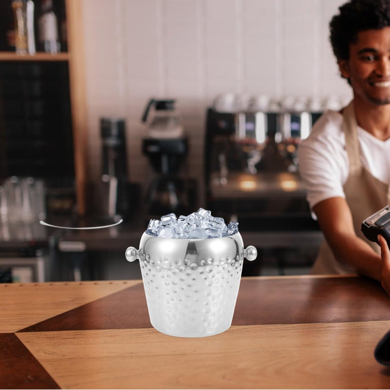 Stainless Steel Ice Bucket For Wine And Beer Cooling Easy To Clean For Bars And Parties - Image 3