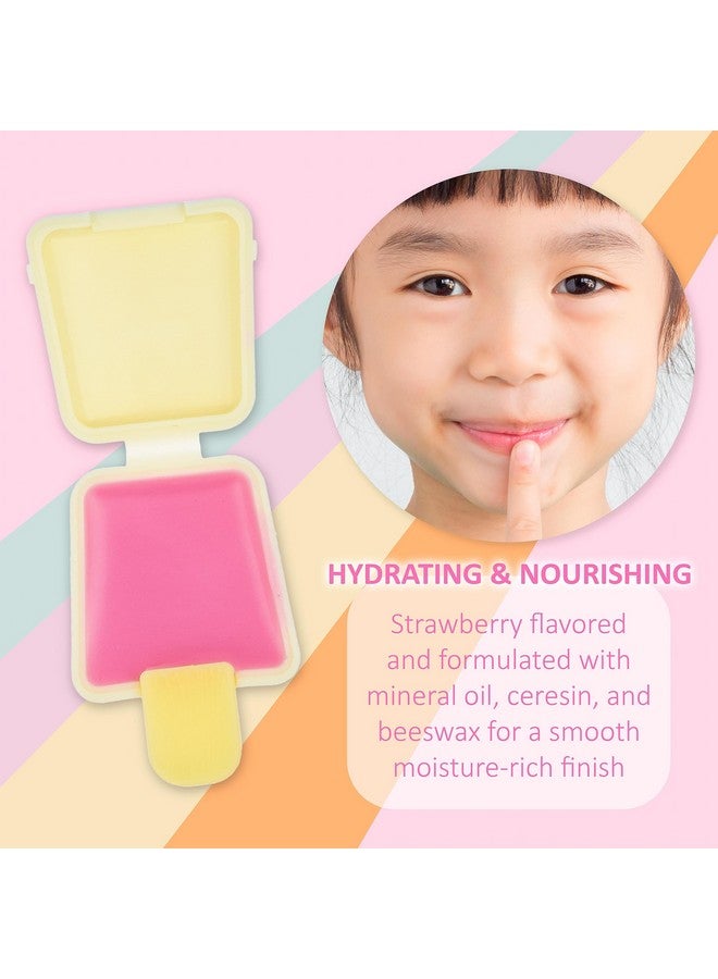 Expressions Girl مجموعة ملمع الشفاه المبتكرة من 12 قطعة من Expressions Pucker Pop، مجموعة ملمع الشفاه Mini Popsicle من مستحضرات التجميل للفتيات، ملمع الشفاه للأطفال، مجموعة مكياج آمنة وغير سامة للأطفال - Image 5