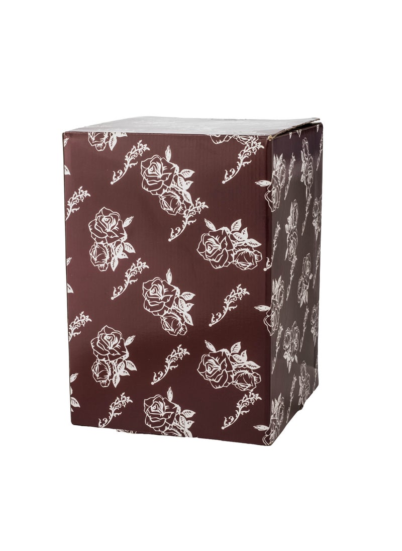 Dania - A golden wastebasket and tissue box set for an elegant and modern home - Image 1