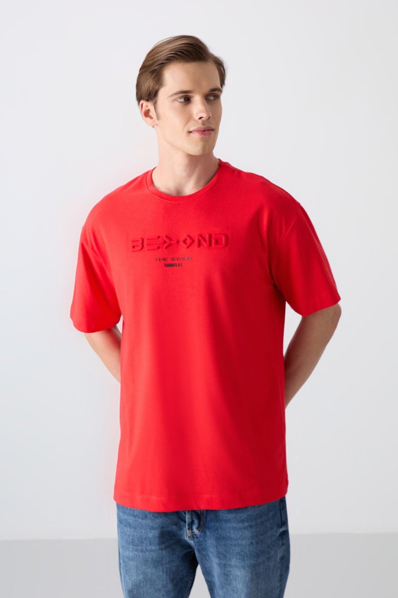 Tommy Life Fiesta Cotton Thick Soft Texture Oversize Fit Printed Men's T-Shirt - 88328  - Image 1