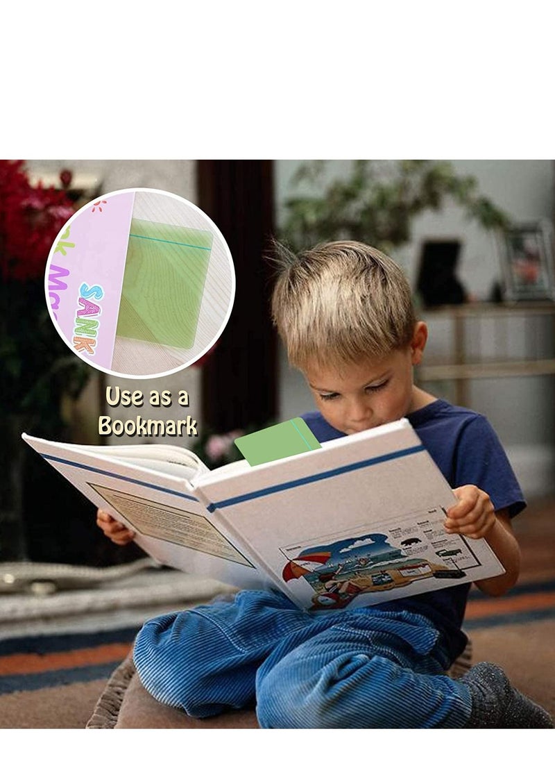 Excefore - Guided Reading Strips, 8 Pcs Dyslexia Overlay Ruler, Coloured Overlays Ruler Highlight Strips Tracking Rulers for Dyslexia, ADHD and to Reduce Visual Stress - Image 1