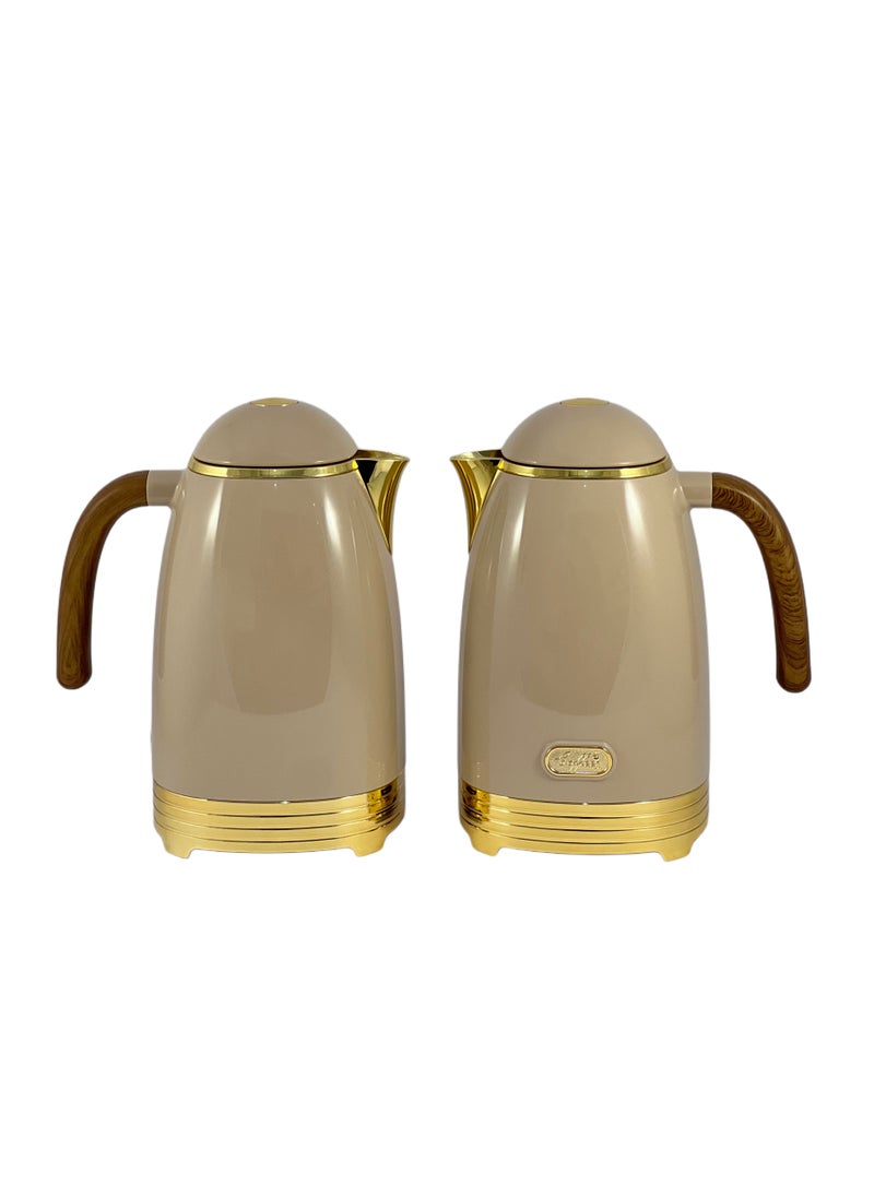 Homemaker Flask 1/1L 2 Pieces Stainless Steel Flask Set – Premium Hot & Cold Beverage Flasks | Long-Lasting Insulated Design  - Image 2