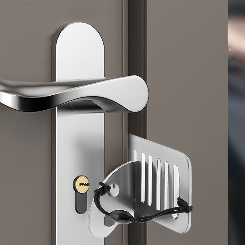 Portable Travel Door Lock 1pc for Hotel Apartment Security - Image 1
