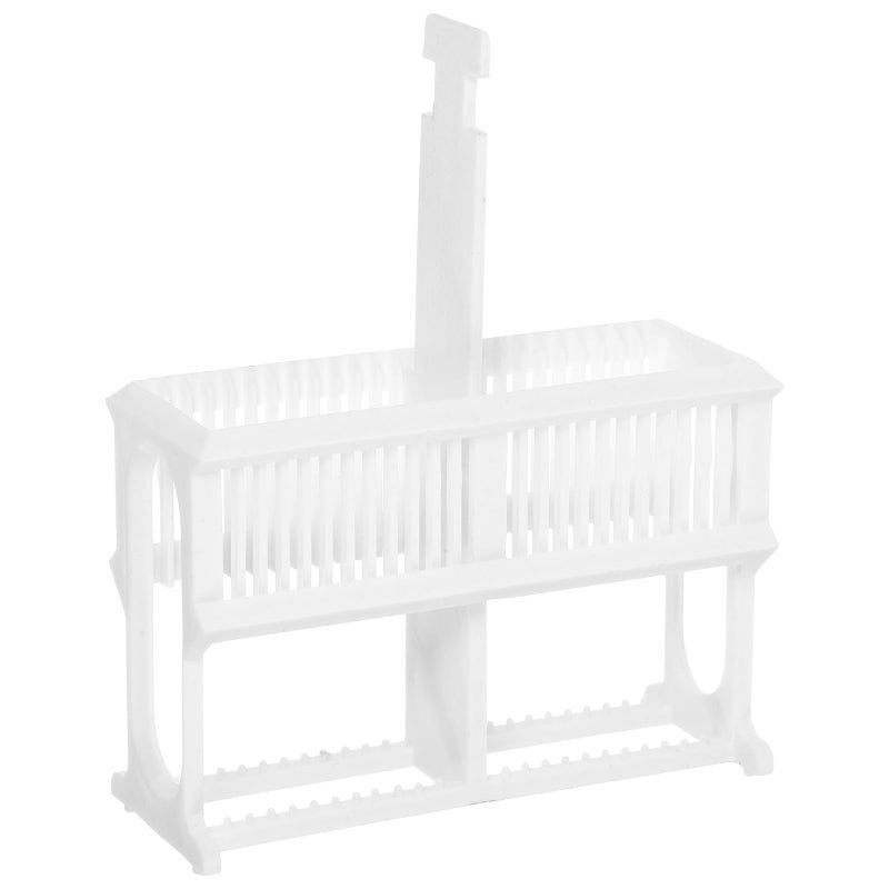 Reusable Plastic Microscope Slide Storage Rack 24 Slots with Staining Tray - Image 2