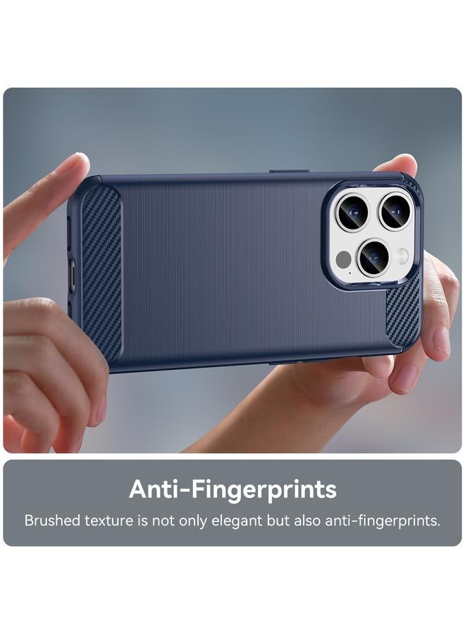 S-TOP Case For iPhone 15 Pro Brushed Texture Carbon Fiber TPU Phone Case - Image 5