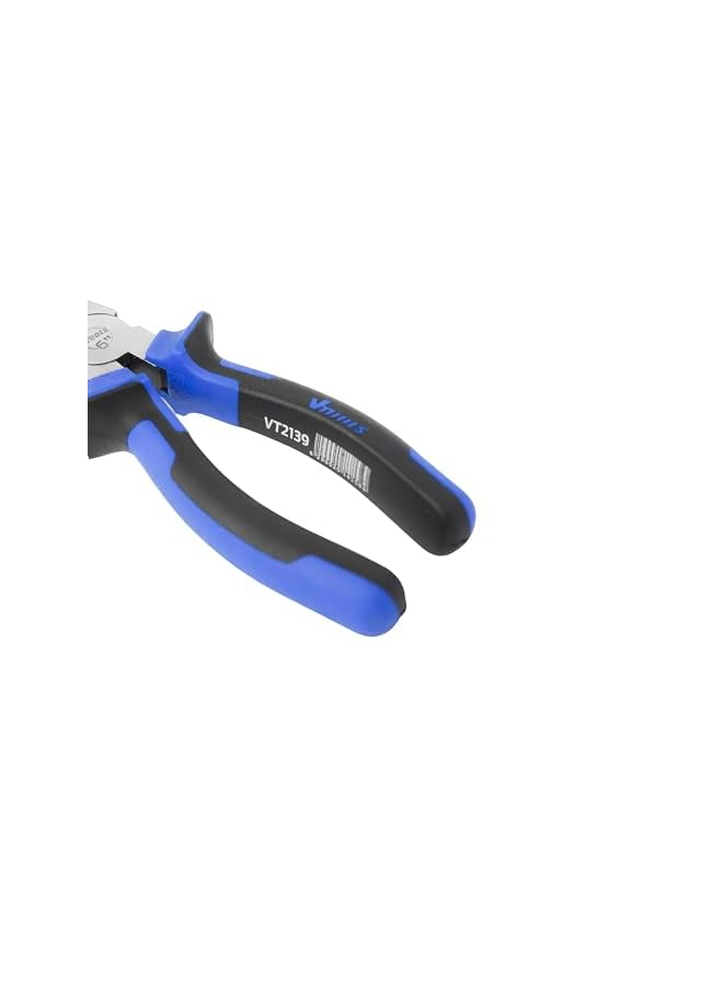 في تولز كماشة متعددة الوظائف مقاس 6 بوصة مع قطع الأسلاك وتجعيد الأسلاك وسحبها وإزالة الأظافر من الفولاذ المطلي باللون الأسود المصقول 1 Vt2139 - Image 5