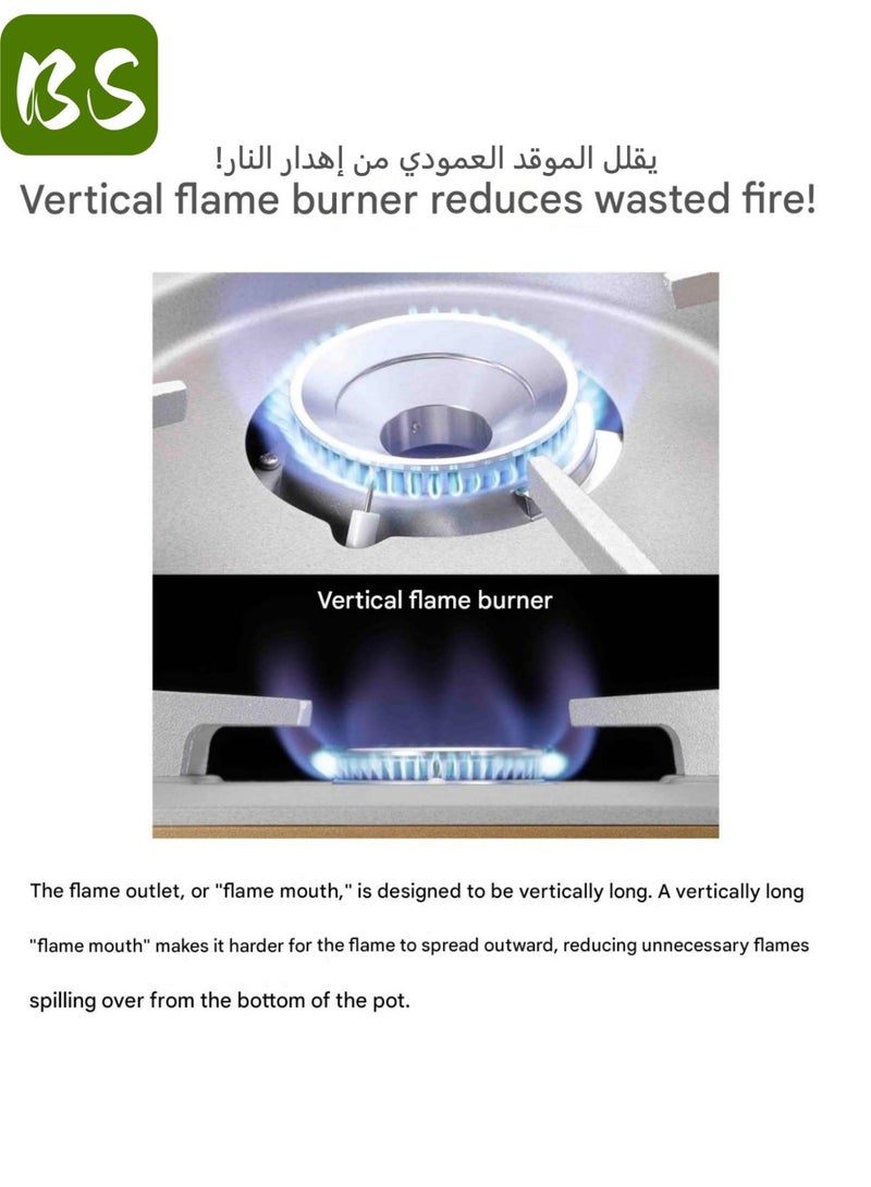 بي إس موقد تخييم خارجي محمول فائق النحافة بقوة ٣٣٠٠ واط | موقد تخييم مقاوم للرياح |موقد غاز للطوارئ、دافور、غاز رحلات、غاز صغير لرحلات、غاز متنقل、فرن رحلات、موقد、موقد غاز خفيف、موقد غاز للرحلات | إشعال كهربائي ضغطي | تصميم خفيف الوزن ٧٤ مم | مناسب للشواء والمشي لمسافات طويلة والنزهات والاستخدام المنزلي - Image 4