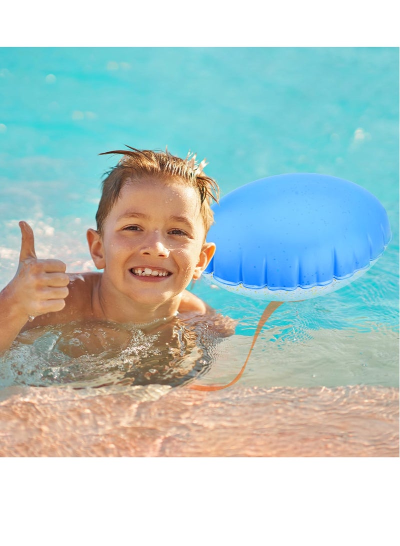 SYOSI عوامة سباحة قابلة للنفخ للسلامة عوامة السباحة للمياه المفتوحة مربوطة بحزام خصر قابل للتعديل عوامة السباحة للرياضات المائية تدريب السباحة السباقات - Image 3