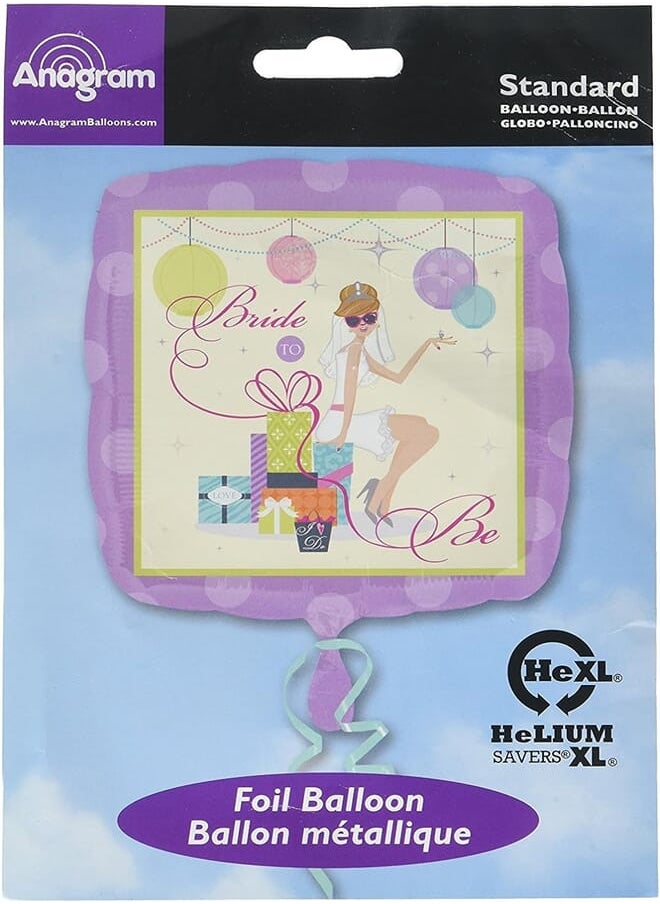 Anagram Anagram International A11108801 Shower Chic Bride Balloon Pack, 18" 