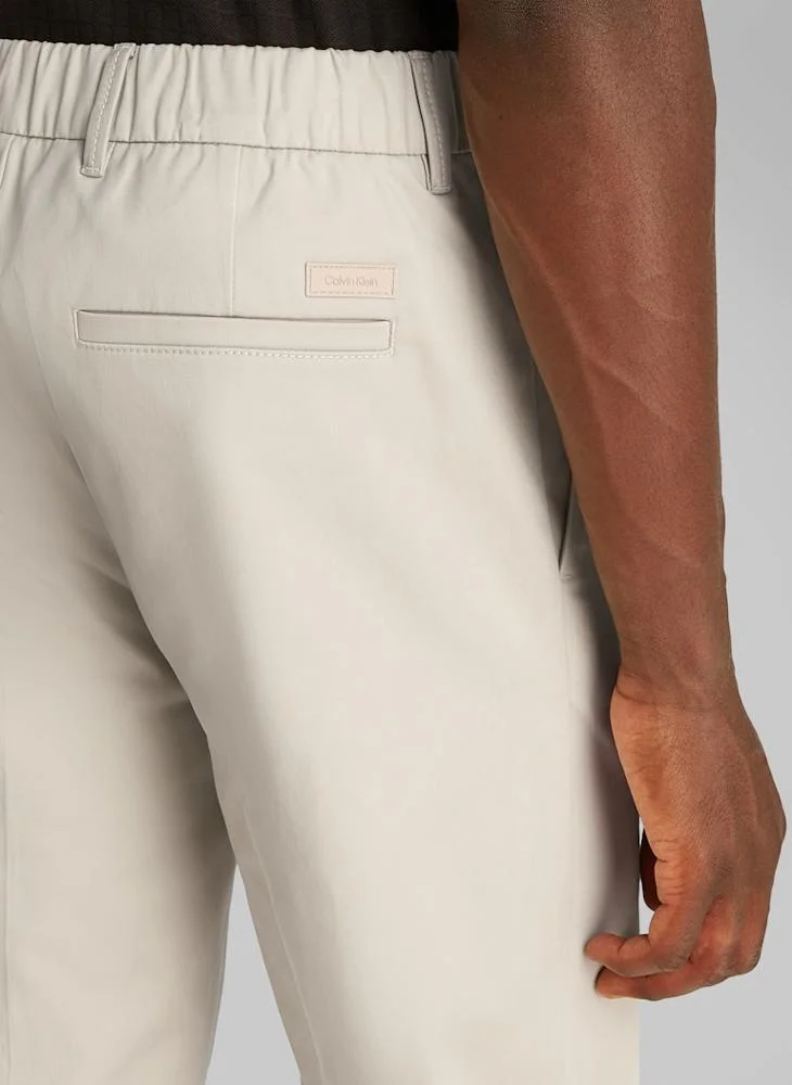 كالفن كلاين Satin Stretch Tapered Chino Trousers