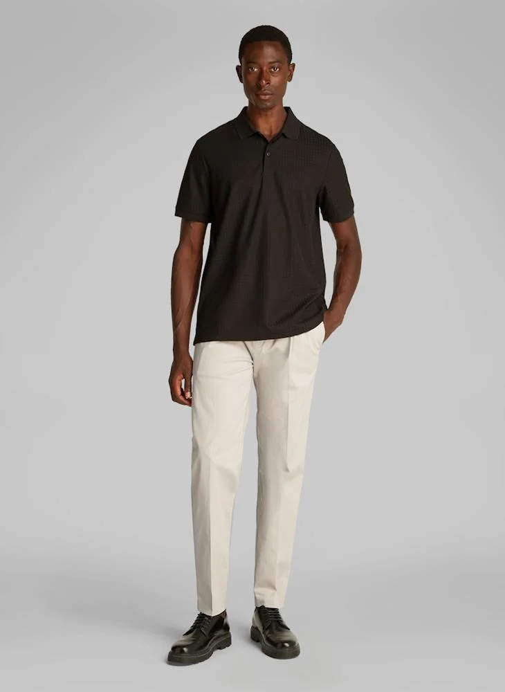 كالفن كلاين Satin Stretch Tapered Chino Trousers
