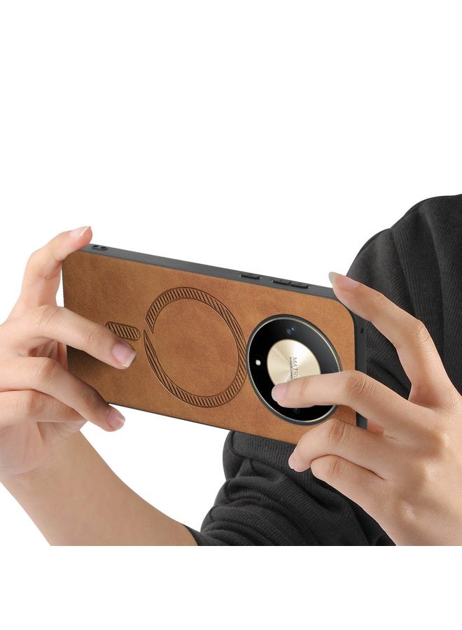 اس-توب جراب خلفي مغناطيسي من البولي يوريثان لهاتف Honor X9b / Magic6 Lite 5G Retro Magsafe - Image 4