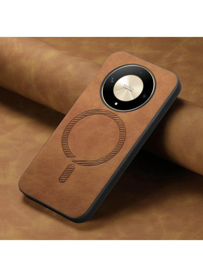 اس-توب جراب خلفي مغناطيسي من البولي يوريثان لهاتف Honor X9b / Magic6 Lite 5G Retro Magsafe - Image 2