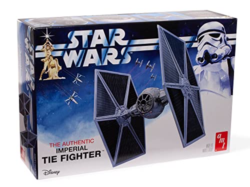 AMT مجموعة نموذج طائرة TIE Fighter من AMT ستار وورز أمل جديد 148 مقياس - Image 1