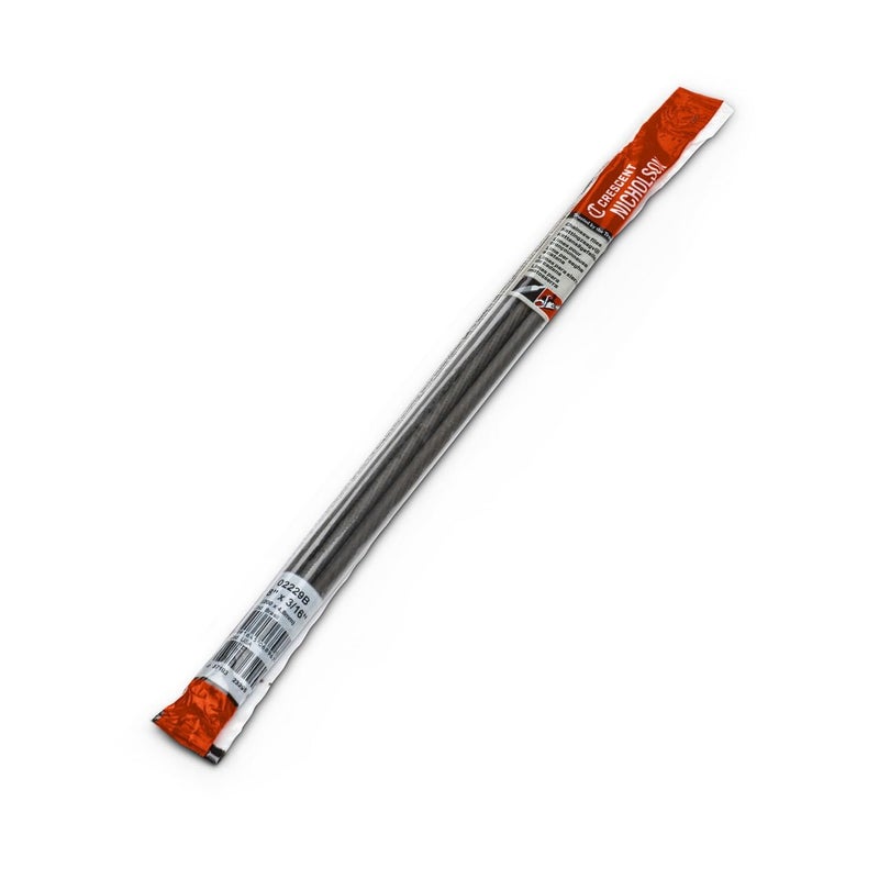 DayMark Nicholson 02229B 8" x 3/16" Round Chainsaw File, Knurl Cut, 3 Files per Sealed - Image 5