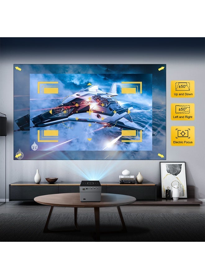 Xnano X3 Portable Projector WiFi Bluetooth mini Projector Support 4K Smart Projector Compatible with iOS/Android/Windows/TV Stick/USB/HDMI - Image 5