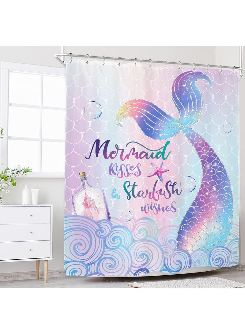 general Digital Printing Waterproof Shower Curtain Carpet 4 Piece Set - Image 3