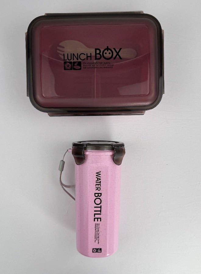 Toshionics Lunch Box Set 1.2L with 500ml Water Bottle Tumbler– Bento Meal Box with 3 Compartments, Spork and Tumbler– Freezer Safe, Leakproof and Airtight with Triple Compartment, BPA-Free, Lightweight, Durable and Recyclable Food Container for Adults and Kids – Home, Office, School, Daycare, Travel – 19x13x5 cm - Image 5