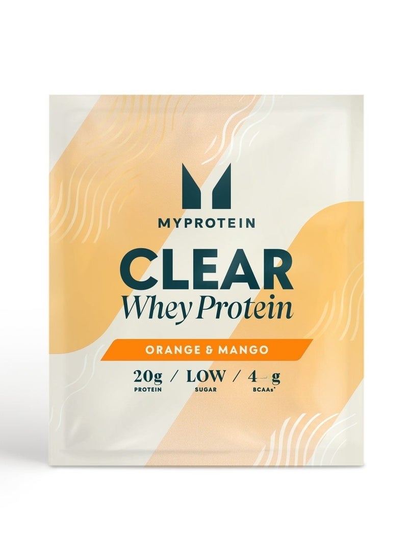 Myprotein Myprotein Clear Whey Protein Orange Mango Flavour 26 g 1 serving (Sample)  - Image 1