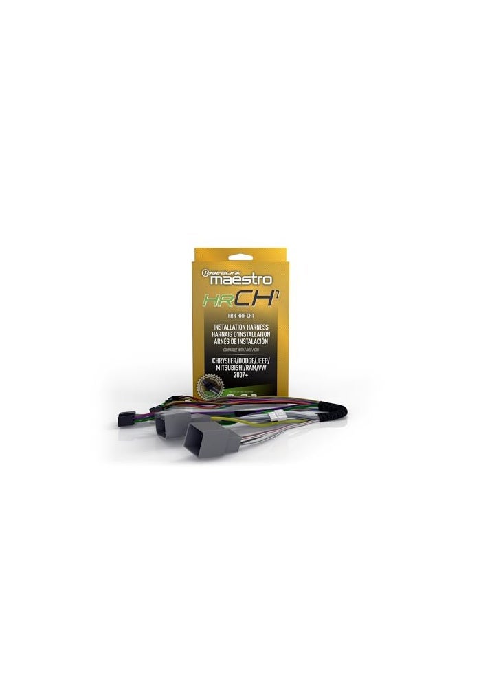 Idatalink Maestro HRNHRRCH1 Plug Play Radio THarness Replacement for Select Compatible 20072020 Chrysler Dodge and Jeep Vehicles ADSMRR or ADSMRR2 Module Required - Image 1