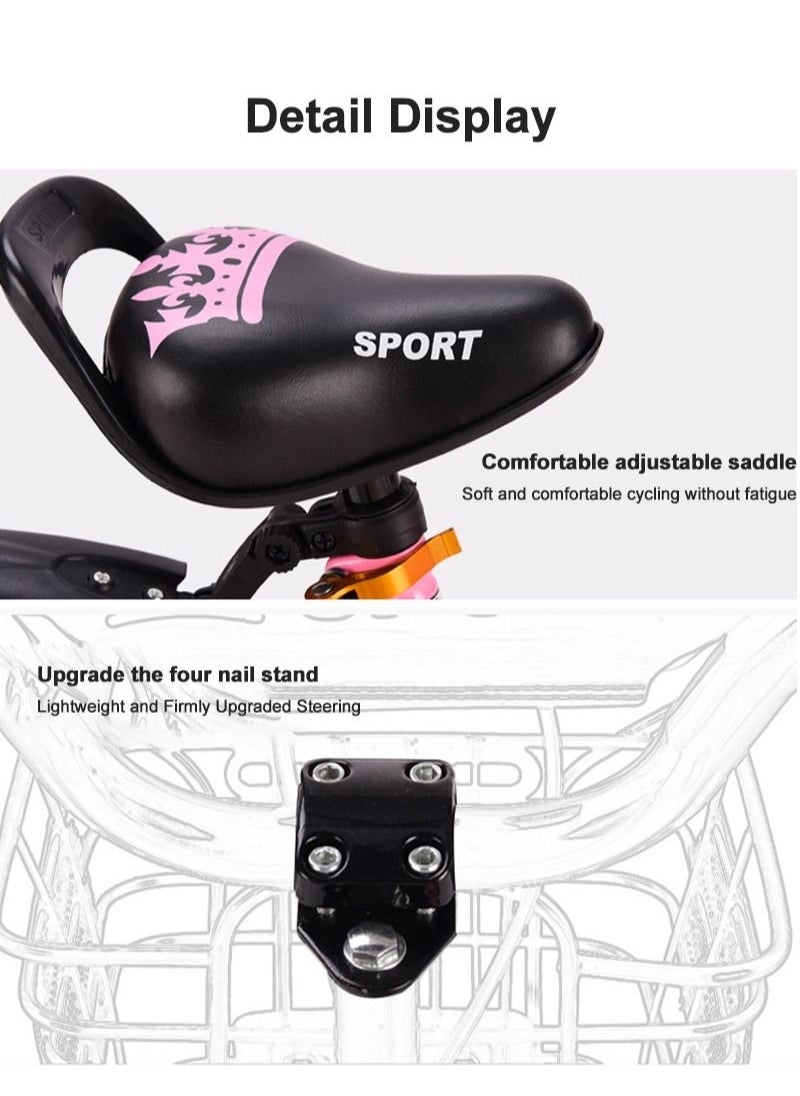 Zhiltong - 12 inch Kids Bike Folding Design for Easy Storage and Transport, Carbon Steel Frame with Responsive Brakes, Safe and Innovative Material, Shock Absorbing Tires - Image 1