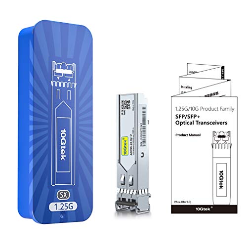 10GTEK 1.25G SFP 1000Base-SX, 850nm MMF, up to 550 Meters, Compatible with HP ProCurve J4858C J4858B J4858A HPE Aruba J4858D - Image 5