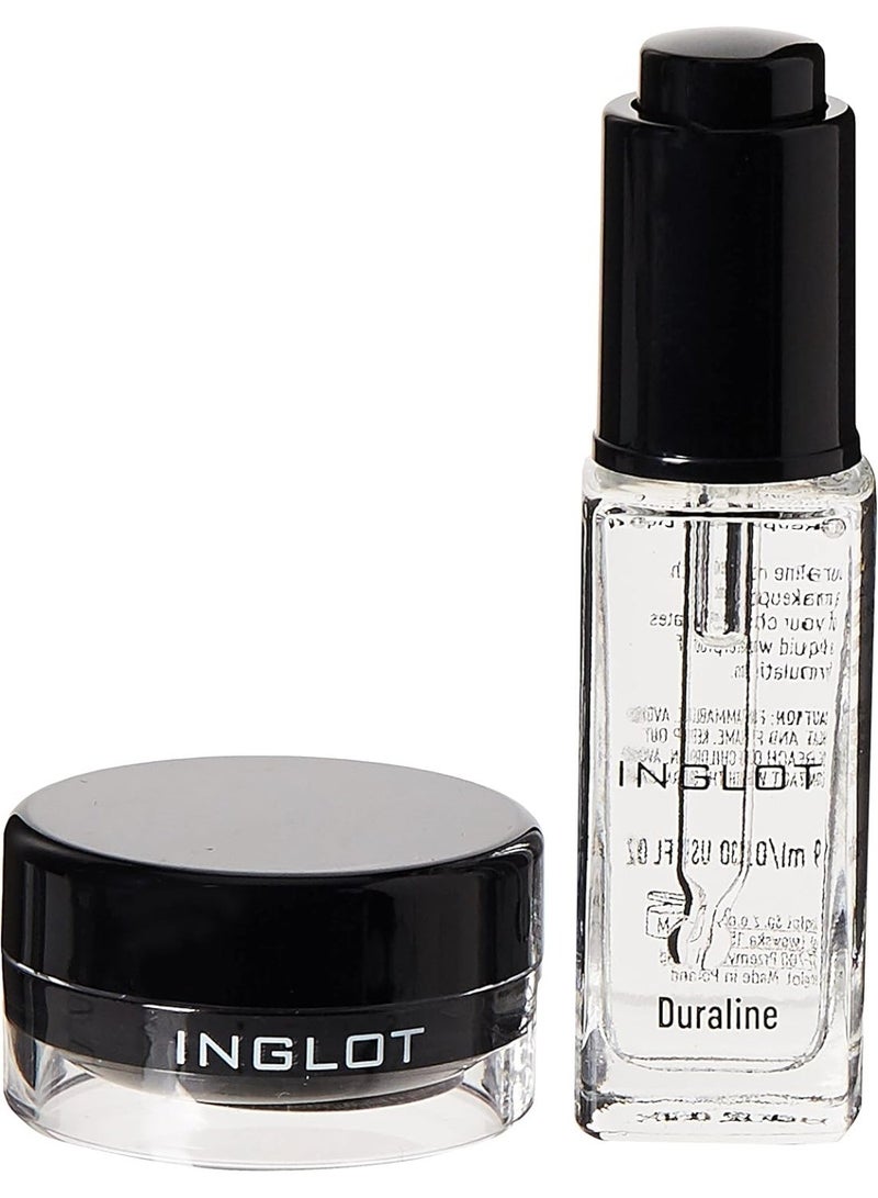 انجلوت مجموعة إنجلوت إي إم سي لتحديد العيون – جل 77 + فرشاة 30T + سائل خلط المكياج دورالين شفاف 9 مل - Image 2