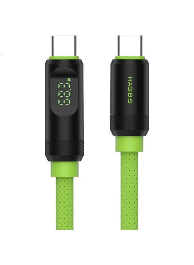 Hagibis Type-C Full-Function Digital Display Data Cable, Compatible With Thunderbolt 4, Dual-Head Usb4, Suitable For Iphone 16 Charging Cable, Pd Fast Charging, Hard Drive High-Speed Transmission, Silicone Video Cable - Image 1