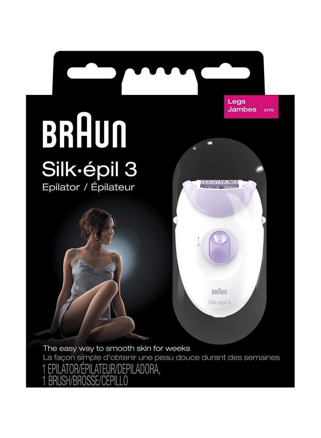 BRAUN Beauty Legs Epilator With Massage Cap White/Purple - Image 5