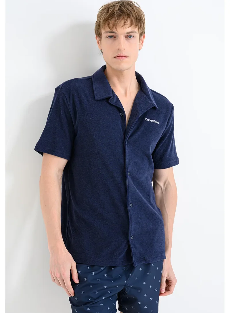 Calvin Klein Classic Short Sleeve Beach Shirt