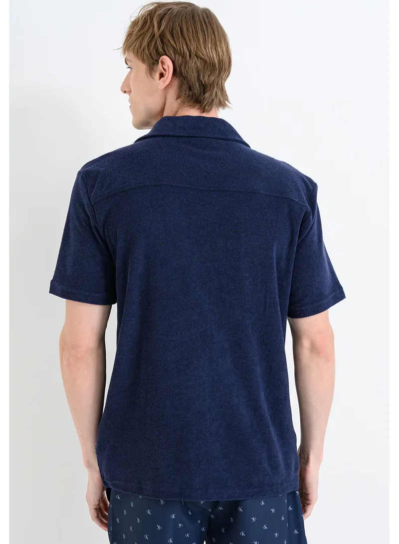 Calvin Klein Classic Short Sleeve Beach Shirt