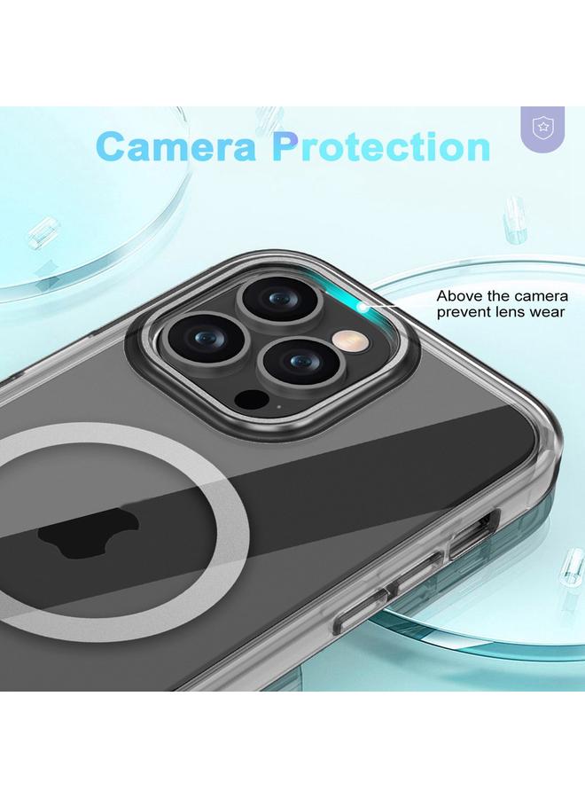 اس-توب جراب لهاتف iPhone 12 Pro، جراب هاتف مغناطيسي ملون من MagSafe PC هجين من مادة TPU - Image 4