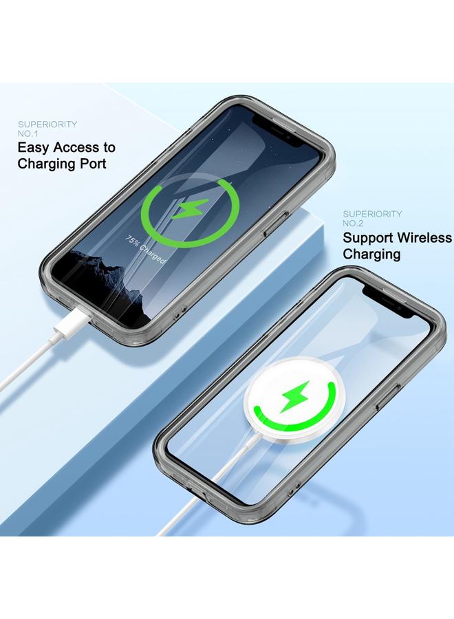 اس-توب جراب لهاتف iPhone 12 Pro، جراب هاتف مغناطيسي ملون من MagSafe PC هجين من مادة TPU - Image 2