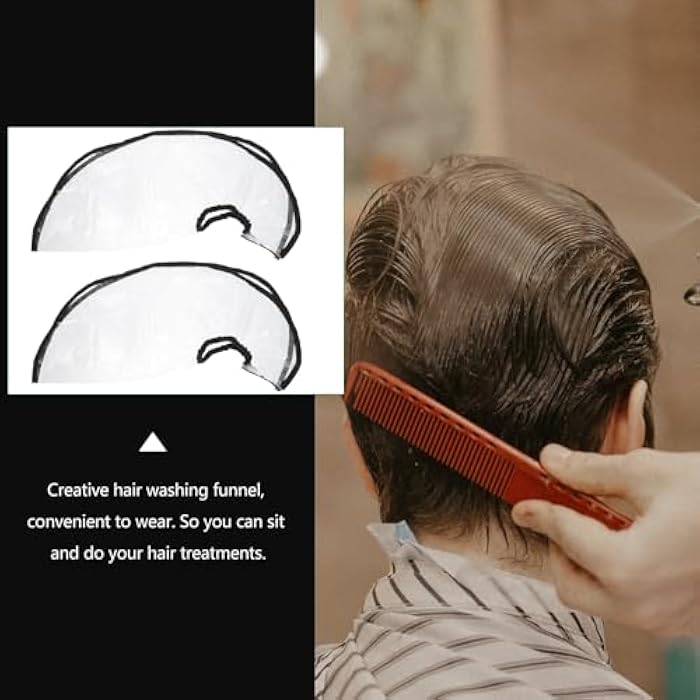 Beaupretty Household Hair Shampoo Funnel for Dyeing and Treatment 19.7 Inch Hair Washing Tool Comfortable Waterproof Care Accessory for Salon and Home Use - Image 4