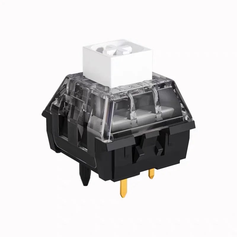 Kailh BOX White V1/V2 Switch, Clicky Tactile, 5-Pin 3-Pin, Cherry MX Compatible, SMD Rgb, DIY Gaming Mechanical Keyboard - Image 4