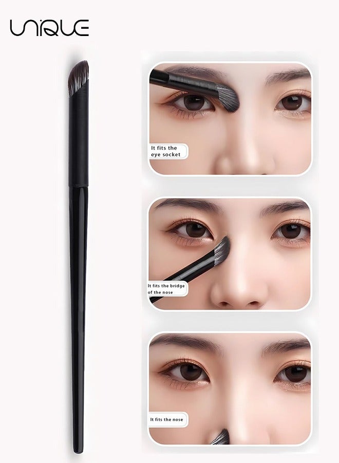 Unique 2 PCS Concealer Brush - Triangle Highlighting Brush & Angled Under Eye Nose Shadow Brush - for Blending Setting Buffing with Liquid, Cream and Powder - Image 4