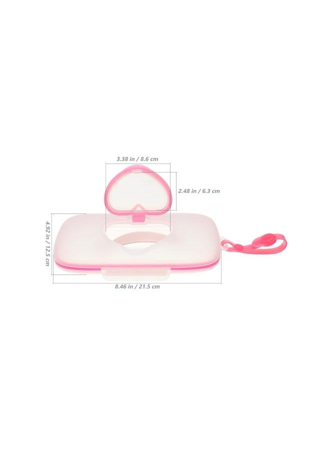 Generic - 1pc Travel Tissue Dispenser Portable Wet Wipe Container Baby Wipe Dispenser Refillable Baby Wipe Holder Diaper Wipe Case for Travel Home Office Wet Wipe Pouch Cars Diaper Wipe Holders - Image 1