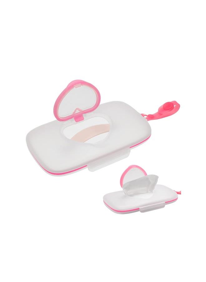 Generic - 1pc Travel Tissue Dispenser Portable Wet Wipe Container Baby Wipe Dispenser Refillable Baby Wipe Holder Diaper Wipe Case for Travel Home Office Wet Wipe Pouch Cars Diaper Wipe Holders - Image 1
