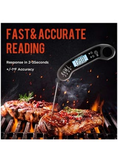 Generic Meat Thermometer Digital, Instant Read Meat ThermometerI for Grill and Cooking, Waterproof Food Thermometer for Kitchen and Outside, BBQ, Turkey, Candy, Liquids, Beef  - Image 2