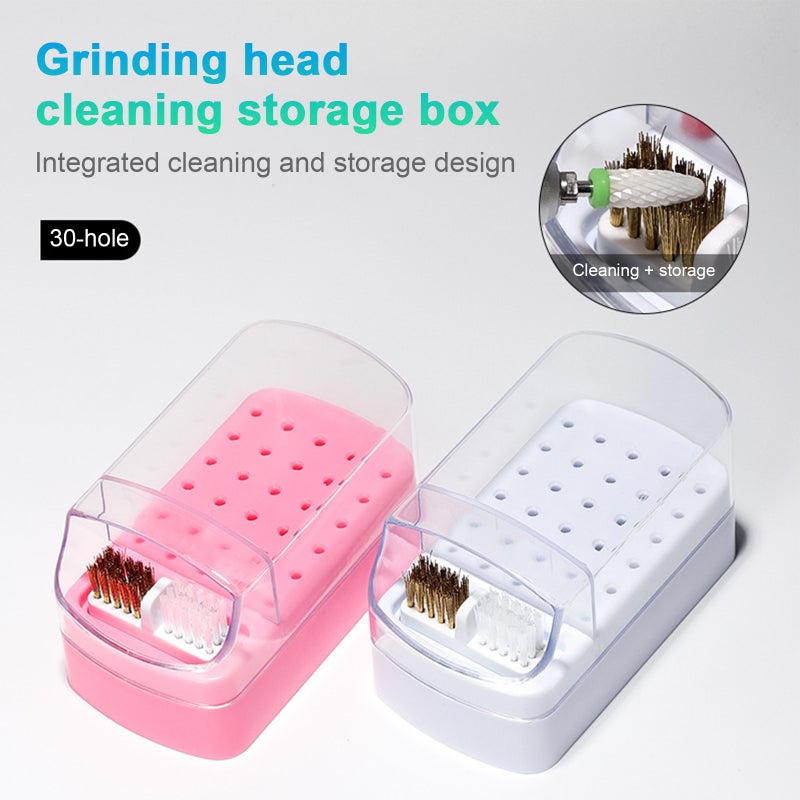 2 in 1 Nail Polish Head Organizer Clean Storage Nail Polish Head Case Display Case - Image 2