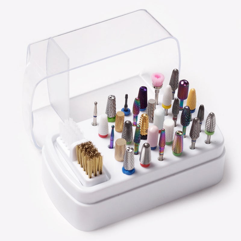 2 in 1 Nail Polish Head Organizer Clean Storage Nail Polish Head Case Display Case - Image 4