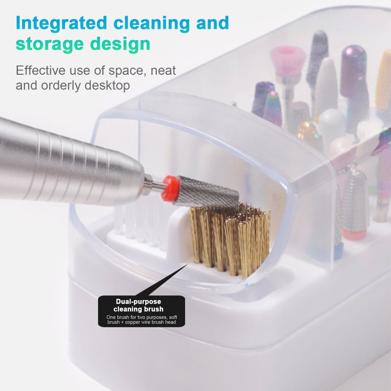 2 in 1 Nail Polish Head Organizer Clean Storage Nail Polish Head Case Display Case - Image 5